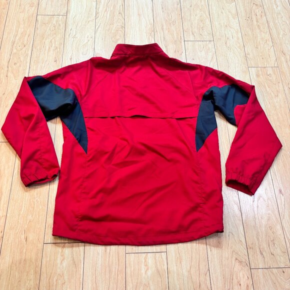 Nike Philadelphia Phillies Pullover Windbreaker Red 1/4 Zip Men’s Size Medium - Picture 2 of 8